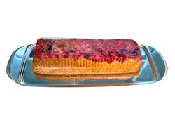 עוגת תפוזים פירות יער